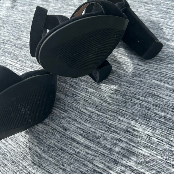 Torrid Black wedge Heels with Ankle Strap size 10W - Picture 6 of 6